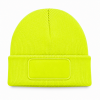 Czapka zimowa URBAN z naszywką  - GOLD FLUO