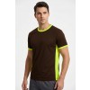 T-shirt NEOPLUS Duo Contrast TS60 - BLACK RUSTY / GOLD FLUOR