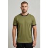 T-shirt NEOPLUS Duo Contrast TS60 - KHAKI / BLACK