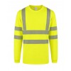 T-shirt ostrzegawczy z długim rękawem NEOPLUS HV TSHV55LS - GOLD FLUOR
