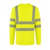 T-shirt ostrzegawczy z długim rękawem NEOPLUS HV TSHV55LS - GOLD FLUOR