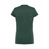 T-shirt damski JHK TSRLCMF - BOTTLE GREEN HEATHER