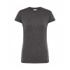 T-shirt damski JHK TSRLCMF - CHARCOAL HEATHER