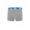 BIELIZNA BOKSERKI MĘSKIE KRÓTKIE - GREY MELANGE- 3 PACK