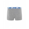 BIELIZNA BOKSERKI MĘSKIE KRÓTKIE - GREY MELANGE- 3 PACK