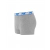 BIELIZNA BOKSERKI MĘSKIE KRÓTKIE - GREY MELANGE- 3 PACK