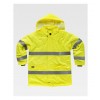 Kurtka ostrzegawcza jednokolorowa, długość ¾ SYF - GOLD FLUOR