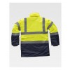PARKA kurtka ostrzegawcza dwukolorowa, długość ¾ SYF/NY-GOLD FLUOR/NAVY