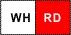 WHITE/RED